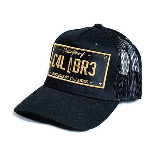 BLACK PLATED MESH TRUCKER